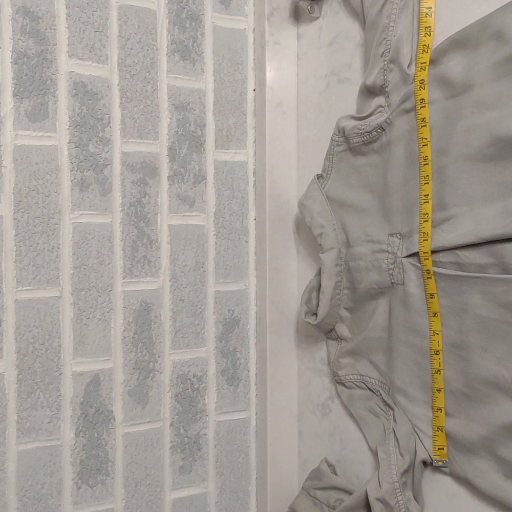 Marrakech Women's Grey Button Down Collared Light… - image 7